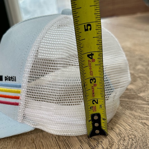 Pistil Kobie Mesh Snap Back Trucker Hat LIGHT BLUE - Picture 11 of 11